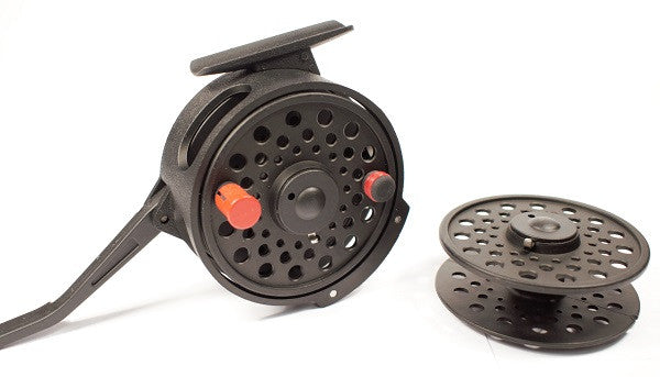 automatic fishing reel sale LUCKYBUR LB14 SEMI-AUTOMATIC FLY sold2024kdp Frog Factory Ribbit Double-Take Metal reel 9 feet Color:green pumpkin red flake